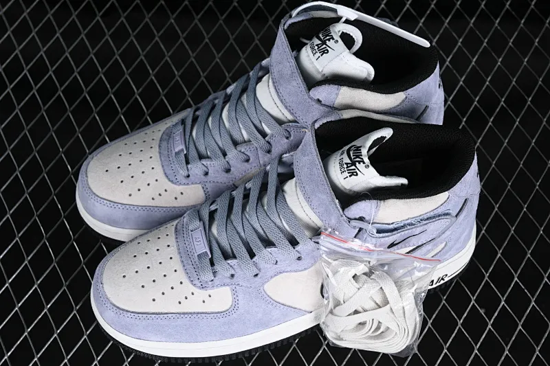 All categories Nk Air Force 1 Air Force series Nk Air Force 1 Mid Air Force mid-top Nk Air Force 1'07 Mid light blue suede Air Force One mid-top casual sneakers CG9904-104